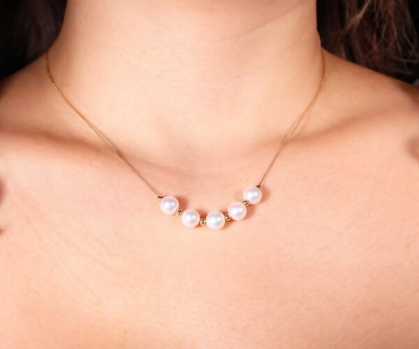 Akoya Starburst Necklace - 星光月灣項鍊