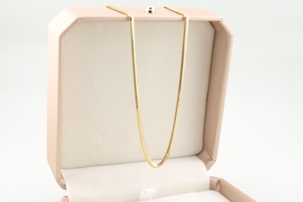 Gold soft light snake bone necklace - 金緻柔光蛇骨鍊