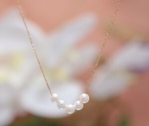 IMG_6348 Ocean Bloom Arc Necklace - 海洋綻放弧形項鍊