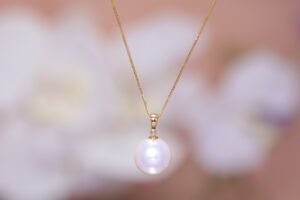 IMG_6430 Golden Halo Akoya Charm - 恆久之珠