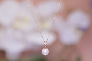 Celestial Orb Zirconia Necklace -  天界圓珠鋯石項鍊