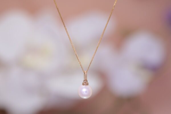 Akoya Classic Gold Drop - 月華能量珍珠項鍊