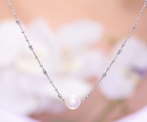 Akoya White Gleam 項鍊 - 阿古屋白淨光輝項鍊