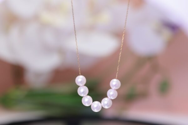 Seven Pearl Serenity Necklace - 守護的微笑項鍊
