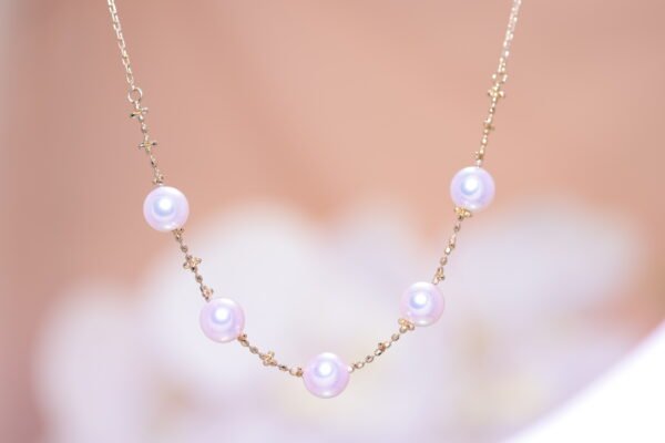 Akoya Petal & Pearl Necklace - 阿古屋花瓣珍珠項鍊