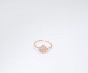 Pavé Petal Ring - 幸運之約