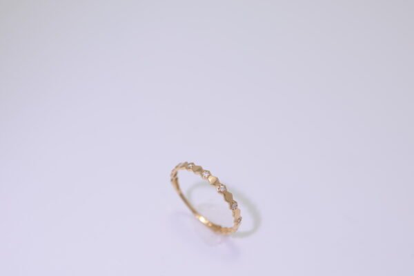Diamond Ripple Ring - 鑽石漣漪戒