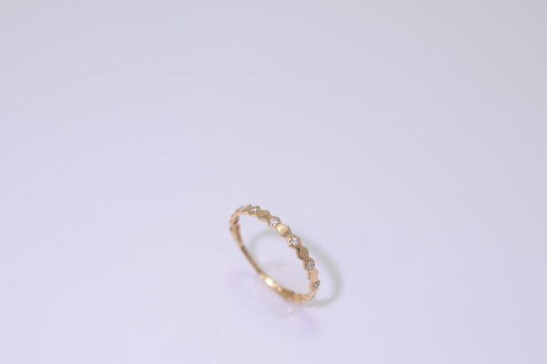 Diamond Ripple Ring - 鑽石漣漪戒