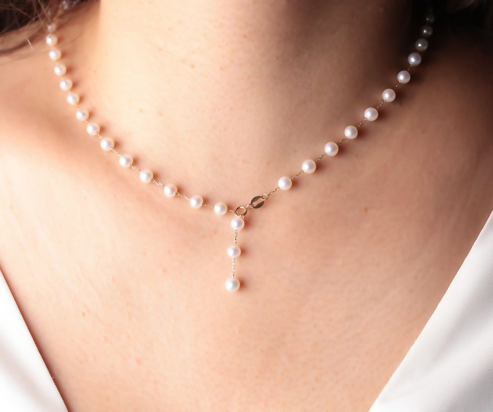 IMG_7240 Akoya Classic Gold Drop - 月華能量珍珠項鍊