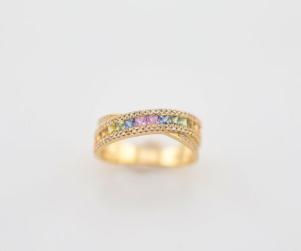 Rainbow Embrace Ring - 彩虹擁抱戒指