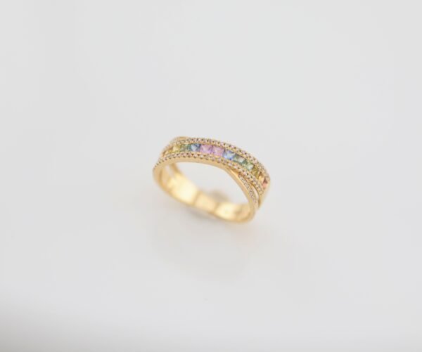 Rainbow Embrace Ring - 彩虹擁抱戒指