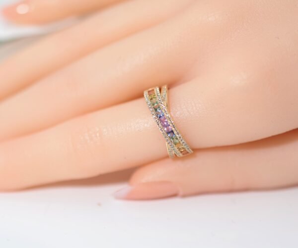 Rainbow Embrace Ring - 彩虹擁抱戒指