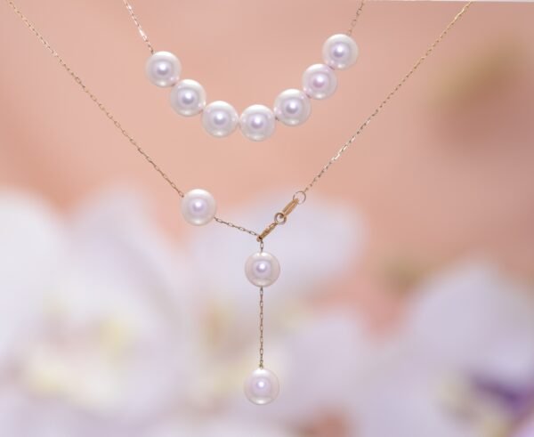 Seven Pearl Serenity Necklace - 守護的微笑項鍊