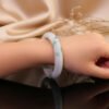 Dawn Frost Jade Bangle — 破曉霜光翡翠手鐲