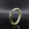 Tea-Green Radiance Hetian Jade Bangle —「翠影生輝」天然和田玉翠青手鐲