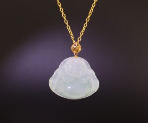 Prosperity Buddha Charm - 祥和如意佛公玉墜