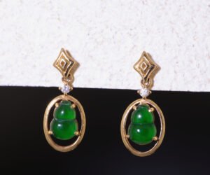 18K 白金 真鑽花冠設計項鍊 - 18K White Gold Diamond Floral Crown Necklace