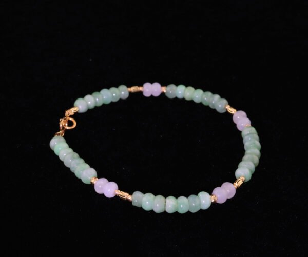 Fortune Flow Jade Rondelles — 福運流光翡翠算盤珠手鍊