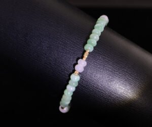 Fortune Flow Jade Rondelles — 福運流光翡翠算盤珠手鍊