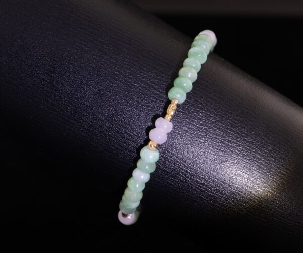 Fortune Flow Jade Rondelles — 福運流光翡翠算盤珠手鍊