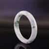 Dawn Frost Jade Bangle — 破曉霜光翡翠手鐲