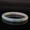Icy Drift Jadeite Bangle — 冰潤飄花翡翠手鐲
