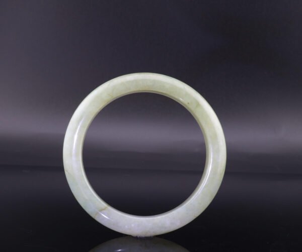 Spring Haze Jadeite Bangle — 春霧糯翠翡翠手鐲