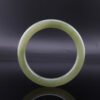 Celadon Glow Hetian Nephrite Bangle — 青瓷微光和田玉手鐲