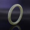 Celadon Glow Hetian Nephrite Bangle — 青瓷微光和田玉手鐲