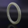 Celadon Glow Hetian Nephrite Bangle — 青瓷微光和田玉手鐲