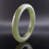 Sage Haze Hetian Jade Bangle —「玉潤凝芳」天然和田玉手鐲