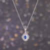 Eternal Ocean –「星海永恆」18K白金藍寶石與白藍寶石真鑽項鍊
