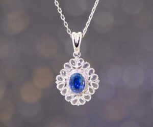 IMG_0178 Eternal Ocean –「星海永恆」18K白金藍寶石與白藍寶石真鑽項鍊