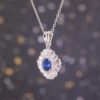 Eternal Ocean –「星海永恆」18K白金藍寶石與白藍寶石真鑽項鍊
