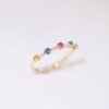 Radiant Constellation Ring -「繽紛之約」18K金真鑽彩虹戒指