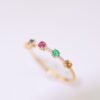 Radiant Constellation Ring -「繽紛之約」18K金真鑽彩虹戒指