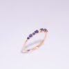 Sapphire Rose Crown Ring -「藍韻星語」18K玫瑰金藍寶石真鑽戒指