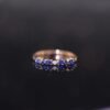 Sapphire Rose Crown Ring -「藍韻星語」18K玫瑰金藍寶石真鑽戒指