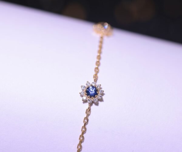 Sapphire Starlight Bracelet -「星夜藍語」18K金藍寶石真鑽手鍊