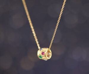 Garden of Gems Necklace —「星運匯聚」18K金多寶石真鑽轉運項鍊