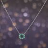 Emerald Crown Necklace —「綠光之環」18K金祖母綠真鑽項鍊
