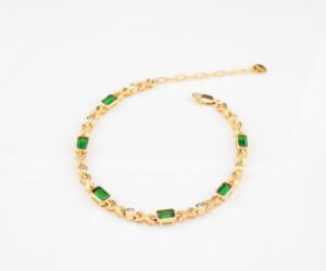 Tsavorite Elegance Bracelet -「無限綠光」18K金頂級沙弗萊真鑽手鍊
