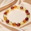 Trinity Glow Amber Bracelet - 三色光韻琥珀手串