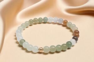 Eternal Treasures Jade Bracelet - 永恆珍寶和田玉手串