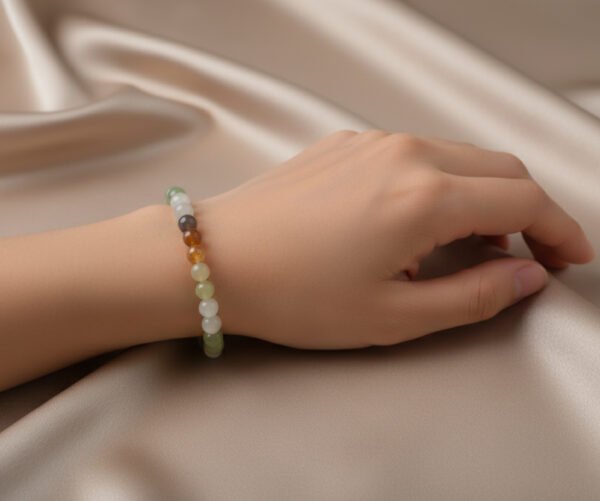 Eternal Treasures Jade Bracelet - 永恆珍寶和田玉手串