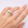 Emerald Orbit Ring  -「綠境六和」18K金祖母綠真鑽六邊形戒指