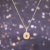 Pink Spinel 18K Gold Necklace - 粉色尖晶石 18K 金項鍊
