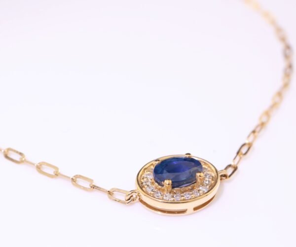 Top-grade royal blue sapphire 18K gold bracelet - 頂級皇家藍藍寶石 18K 金手鍊