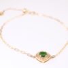 Top-grade Tsavorite (Kaza Green) 18K Gold Diamond Bracelet - 頂級沙弗萊（卡扎綠）18K 金鑽石手鍊