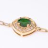 Top-grade Tsavorite (Kaza Green) 18K Gold Diamond Bracelet - 頂級沙弗萊（卡扎綠）18K 金鑽石手鍊